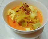 Foto langkah ke 10 dari resep Lontong Sayur.