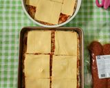 Foto langkah ke 6 dari resep Focaccia Marinara Beef Pepperoni Cheese (Triple Cheese).