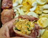 Töltött rakott karaj recept fázis 2 fotója