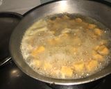 A picture of step 3 of Besan ke gatte ki sabzi.