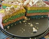 Une image de l'étape 1 de Gateau arc en ciel.