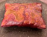 A picture of step 11 of Color Burst Breakfast (Beetroot Paneer Paratha with Curd, Rice Kheer & Chips).