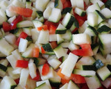 Foto del paso 2 de la receta: Sepia a la plancha con verduras en salsa de azafrán