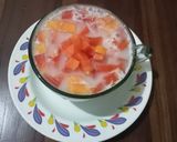 Foto langkah ke 3 dari resep Puding Susu Pepaya.