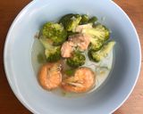 Foto langkah ke 17 dari resep Makanan AnakSup Bening isi Udang & Salmon.