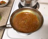 A picture of step 5 of Chickpea with Eggplant in a Tomato Sauce.
