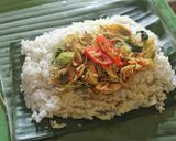 Foto langkah ke 5 dari resep NASI BAKAR AYAM KEMANGI (NO SANTAN).