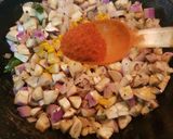 A picture of step 4 of Brinjal Stir fry Poriyal.