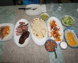 A picture of step 4 of FAJITAS WITH GRILLED BEEF AND PEPPERS. JON STYLE.