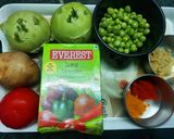 A picture of step 1 of Turnip and Potato Curry with Green Peas.