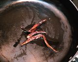 A picture of step 4 of Alsi Podi/ Coconut Flax Seeds Chutney.