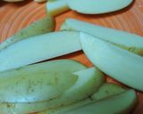 A picture of step 1 of Potato wedges.