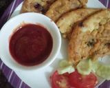 A picture of step 6 of Naan pakory.