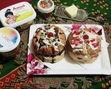 A picture of step 3 of Maska Bun (no cook recipe).