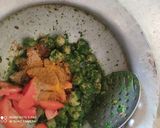 A picture of step 3 of Soyabean Palak Pulao.