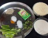 बेसन सूजी टम टम ढोकला रेसिपी चरण 1 फोटो