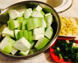 蛤蜊絲瓜麻油麵線的食譜步驟2照片