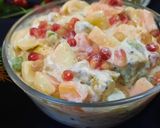 A picture of step 4 of Creamy fruits Chaat 😋 😍.