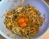 Zöldség tekercs recept fázis 2 fotója