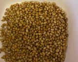 A picture of step 2 of Surti special Umbadiyu.
