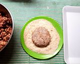 Foto del paso 4 de la receta: Hamburguesas de carne molida y soja texturizada (para freezar)