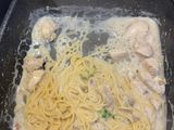 白醬雞胸肉鯛魚義大利麵