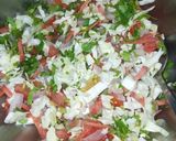 A picture of step 7 of Kachoomar Biryani.