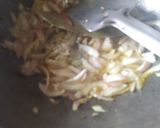 A picture of step 2 of Bengali style ghugni.