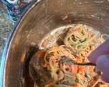 義大利麵簡單蔬菜小煎餅（Spaghetti Fritters)的食譜步驟3照片