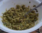 Foto del paso 6 de la receta Ensaladilla de guisantes, anchoas, queso y pimientos del piquillo