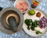A picture of step 2 of Larb Moo (Minced Pork Spicy Salad).