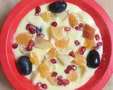 A picture of step 3 of Fruit Custard.
