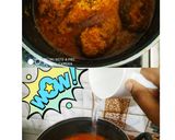 A picture of step 4 of Fish curry.