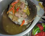 A picture of step 3 of Beef yakhni pulao.