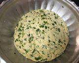 A picture of step 5 of Garlic Fenugreek Leaves Bread Bowl with Carrot & Tomato Soup.