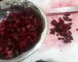 A picture of step 1 of Beetroot salad.