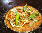A picture of step 6 of Jhatpat Chicken Karhai.