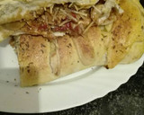 Foto del paso 8 de la receta: Pizza trenzada de pollo, champiñones y ternera a mi manera