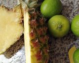 Une image de l'étape 1 de Jus ananas hibiscus.