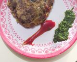 A picture of step 2 of Suji chilla velentaain day special heart shape.