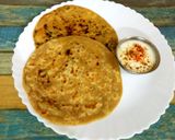 A picture of step 9 of Raw banana and ajwain paratha.