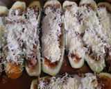 Töltött cukkini darált hússal recept fázis 4 fotója