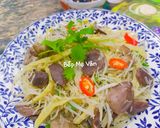 Hình bước làm 6 của món Lòng Vịt Xào Măng Miến Và Giá