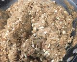 A picture of step 3 of Gond laddu.