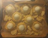 A picture of step 4 of Hard boiled Eggs Anchovies Vol-au-vents.