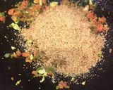 A picture of step 4 of Roti Upma.