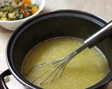 Tejszínes lazacfilé puliszkával recept fázis 3 fotója
