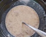 A picture of step 1 of Coconuts doughnuts.