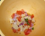 A picture of step 3 of Poha Peanut Bhel.