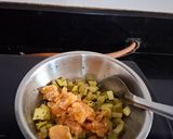A picture of step 2 of Raw Mango Tadka Pickle.